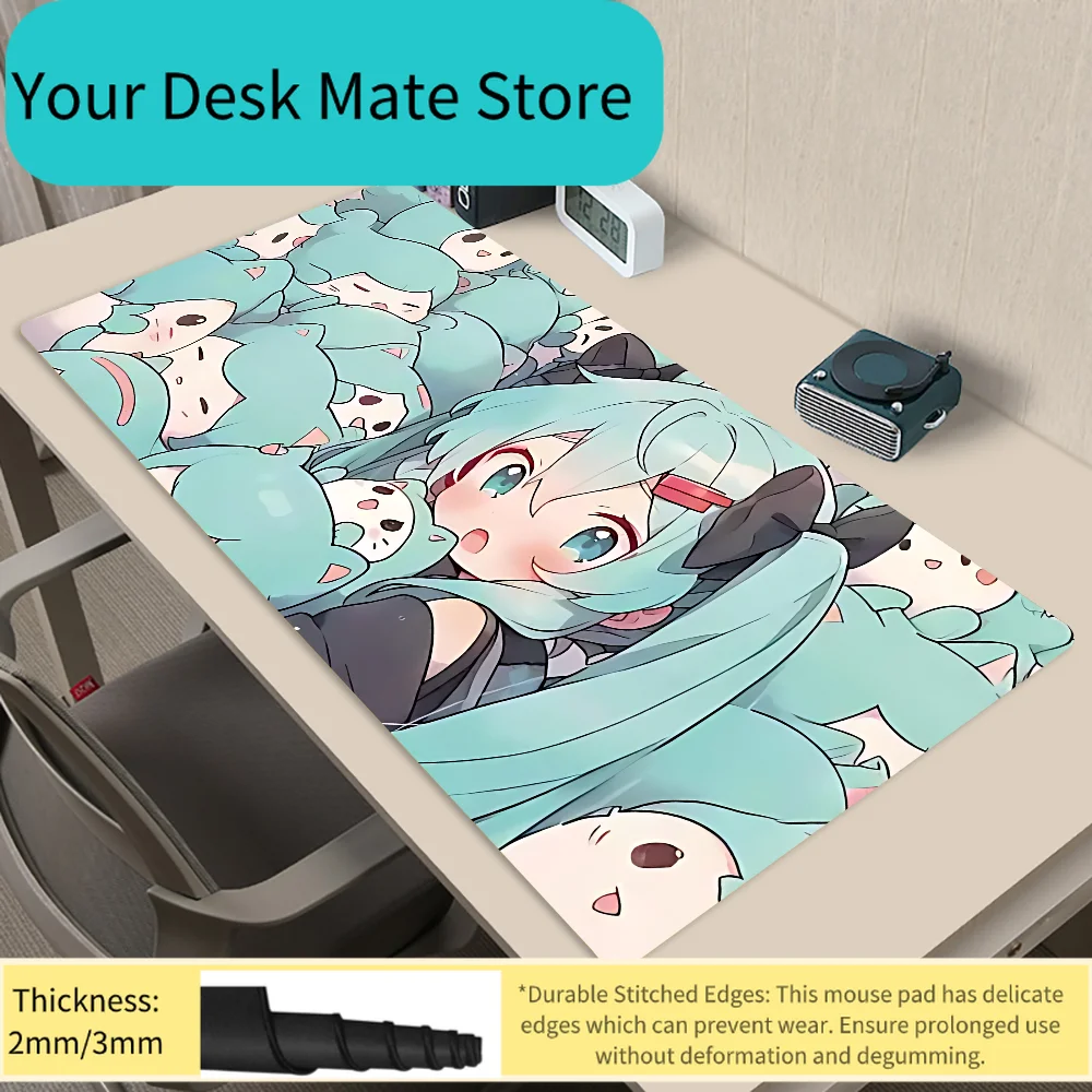 귀여운 하츠네 미쿠 치비 애니메이션 확장형 마우스 패드 - Pc Gaming Hatsune Miku 리뷰 및 가격