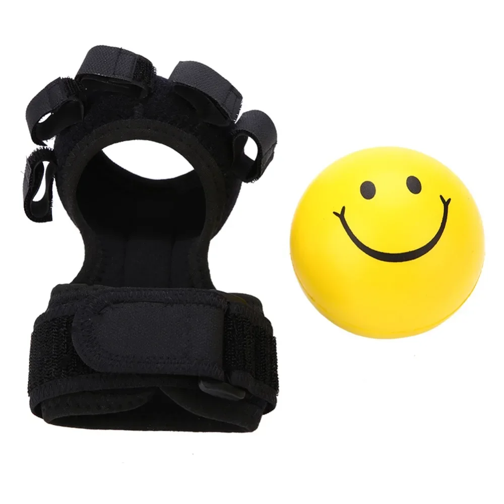 Adjustable Finger Gripper Power Training Hand Grip Ball Exercise Hemiplegia Strength Rehabilitation Practice Tool Medical Splint