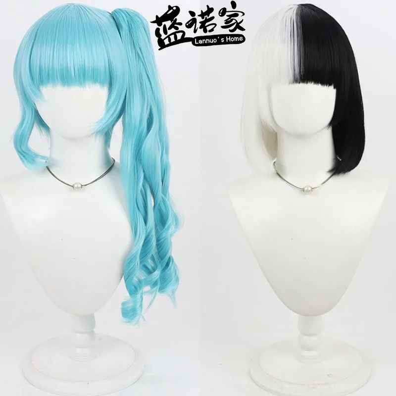 Anime StellaLou Cosplay Wig Halloween Carnival Party Props Synthetic Hair Heat Resistant Fiber + Wig Cap