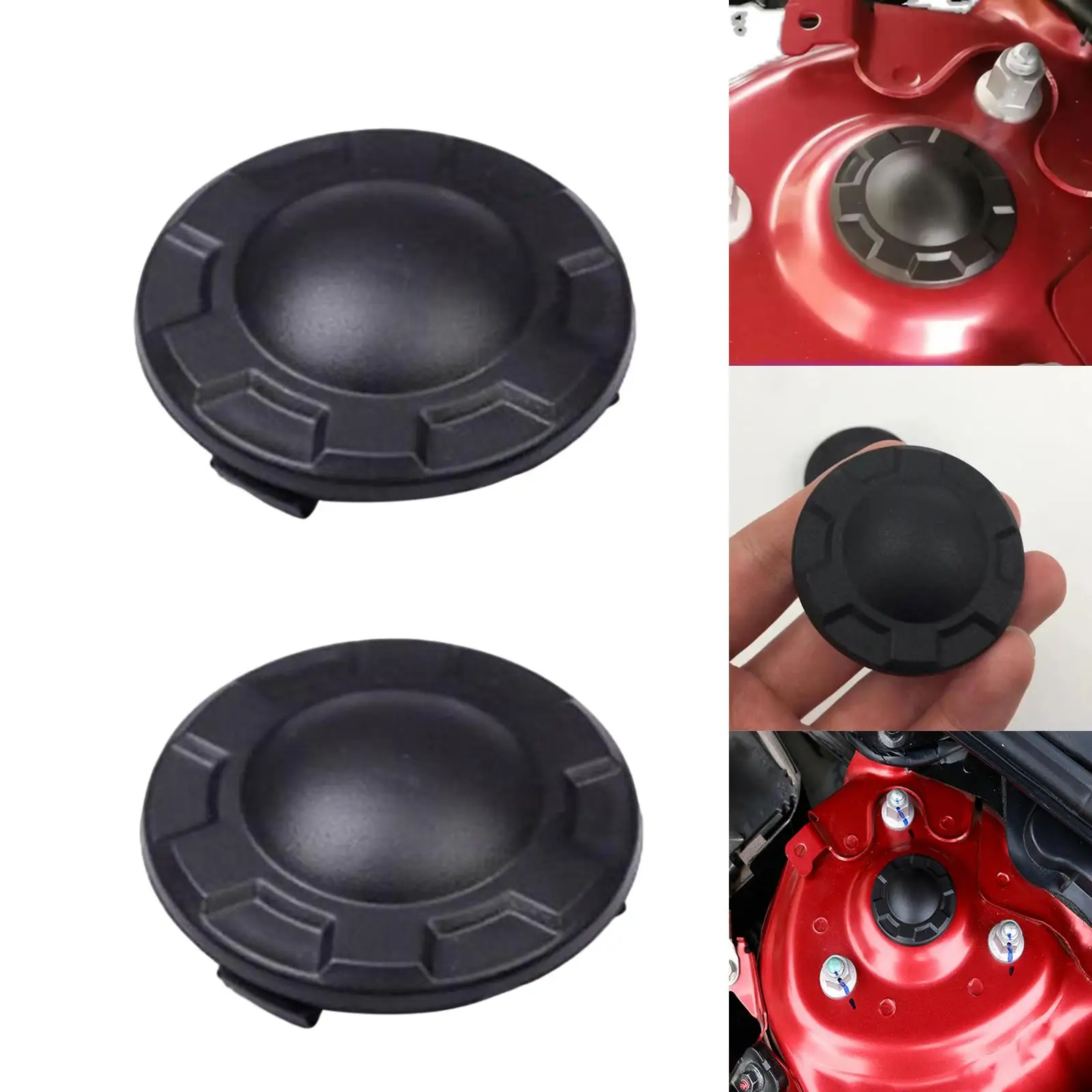 

Front Top Suspension Strut Mount Cover Cap Rustproof Durable ABS Car Shock