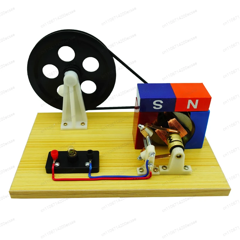 Hand Crank DC Generator Faraday Physics Experiment