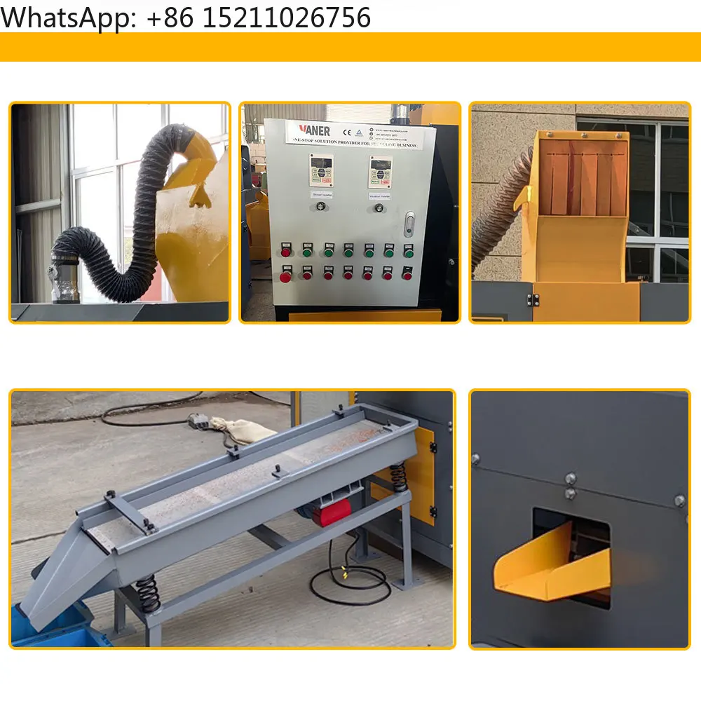 Made in China Cheap Price Copper Granulator Copper Wire Crusher Machine Copper Wire Separator Machine