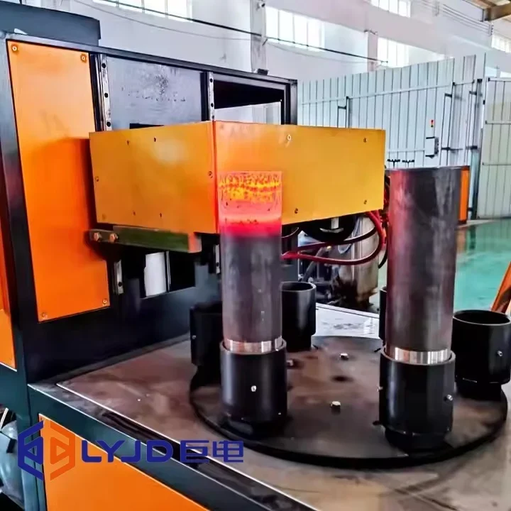 Judian Rotary Type Induction Heating Furnace U H Shaped Steel Round Pipe Rod Bar Slab Gear Bearing Heater Reheating Machine