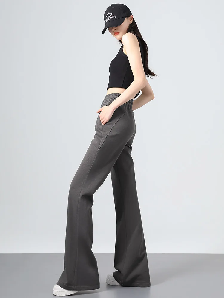 سراويل نسائية شتوية مبطنة بالصوف - سراويل لولو دوبي عالية الخصر لرفع المؤخرة، سراويل حريم سميكة ودافئة للتخسيس