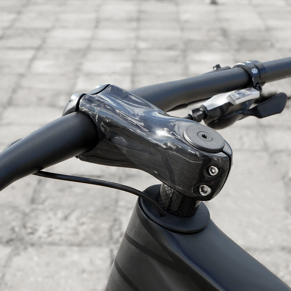 TOSEEK الكربون Stem12Degree دراجة هوائية جبلية الجذعية 31.8 مللي متر دراجة المقود ينبع 70/80/90/100/110/120/130 مللي متر أسود لمعان دراجة جزء #5