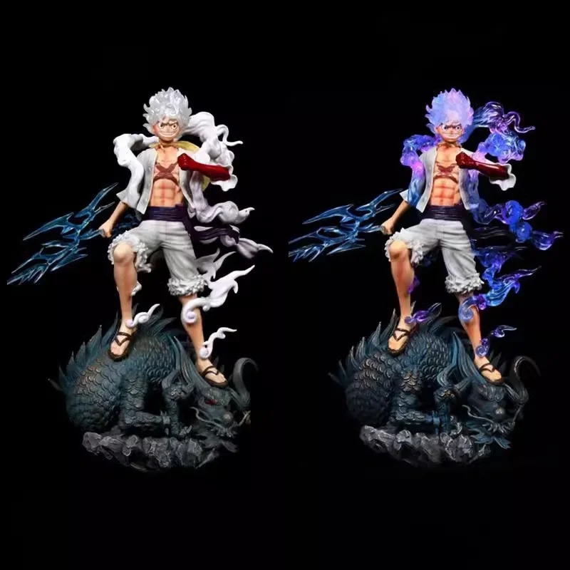 

Пиратский король Gk модель ручной работы Ника Луффи Lx Lightnin 5-уровневое резонансное украшение аниме окружающие куклы Коллекционная модель