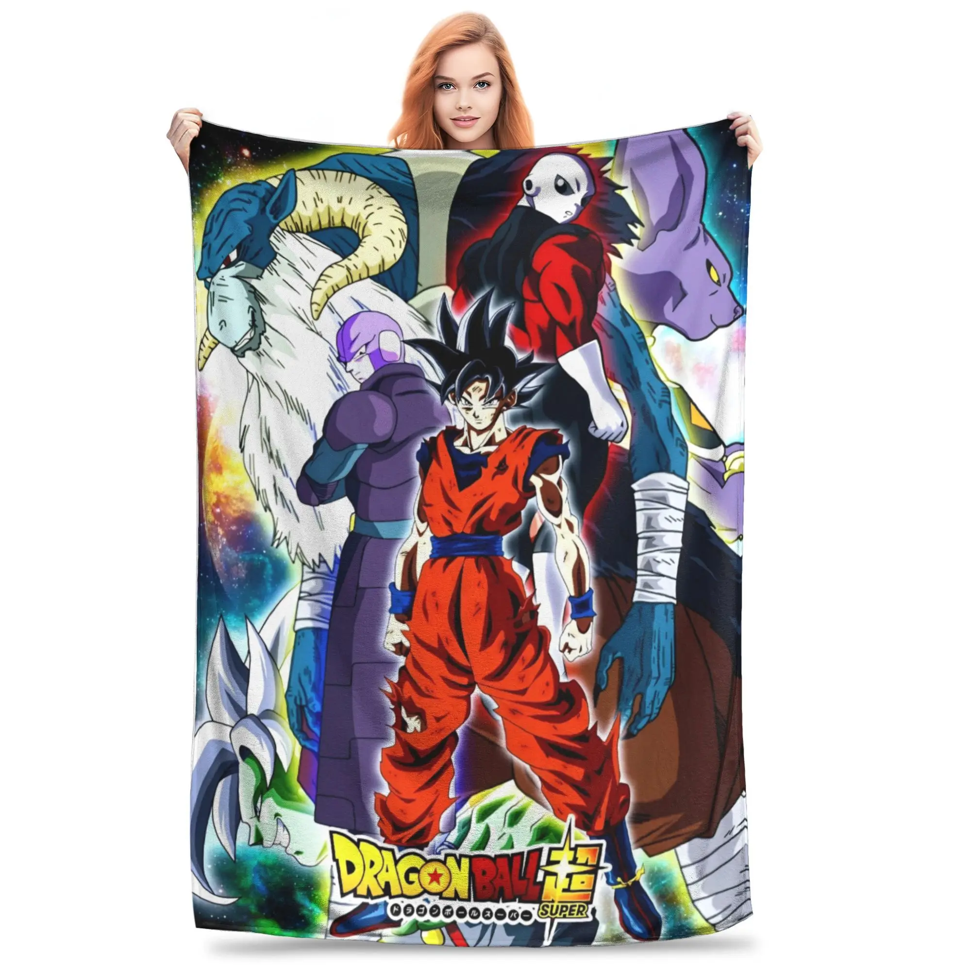 Dragon Ball DragonBall Blanket Warm Cozy Fluffy Throw Blankets for Bed Multiple Sizes Rug Piece view 2