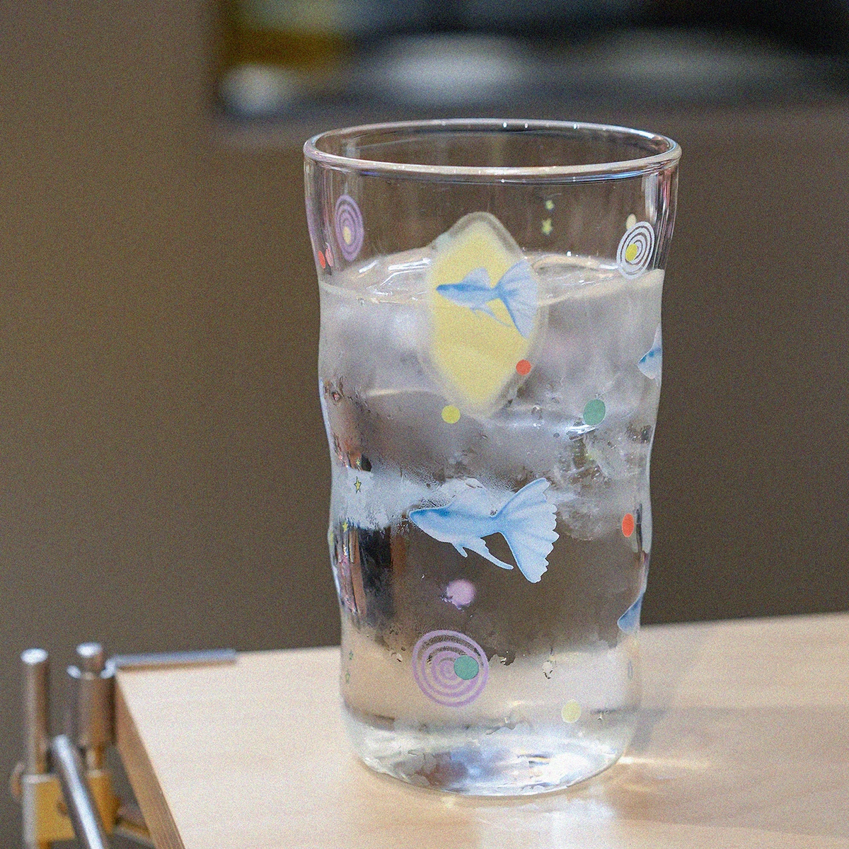 Summer Themed Ocean Fish  Shells  Scallops Glass Heat-resistant glass High Borosilicate Drinks Glass Cup Milk Coffee Glass Mug