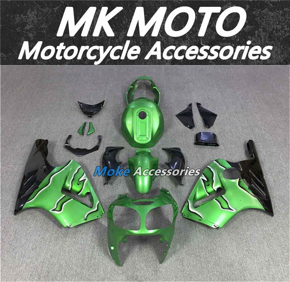 

Moke moto Motorcycle Fairings Kit Fit For Zx-12r 2000-2001 Bodywork Set Ninja Green Black New