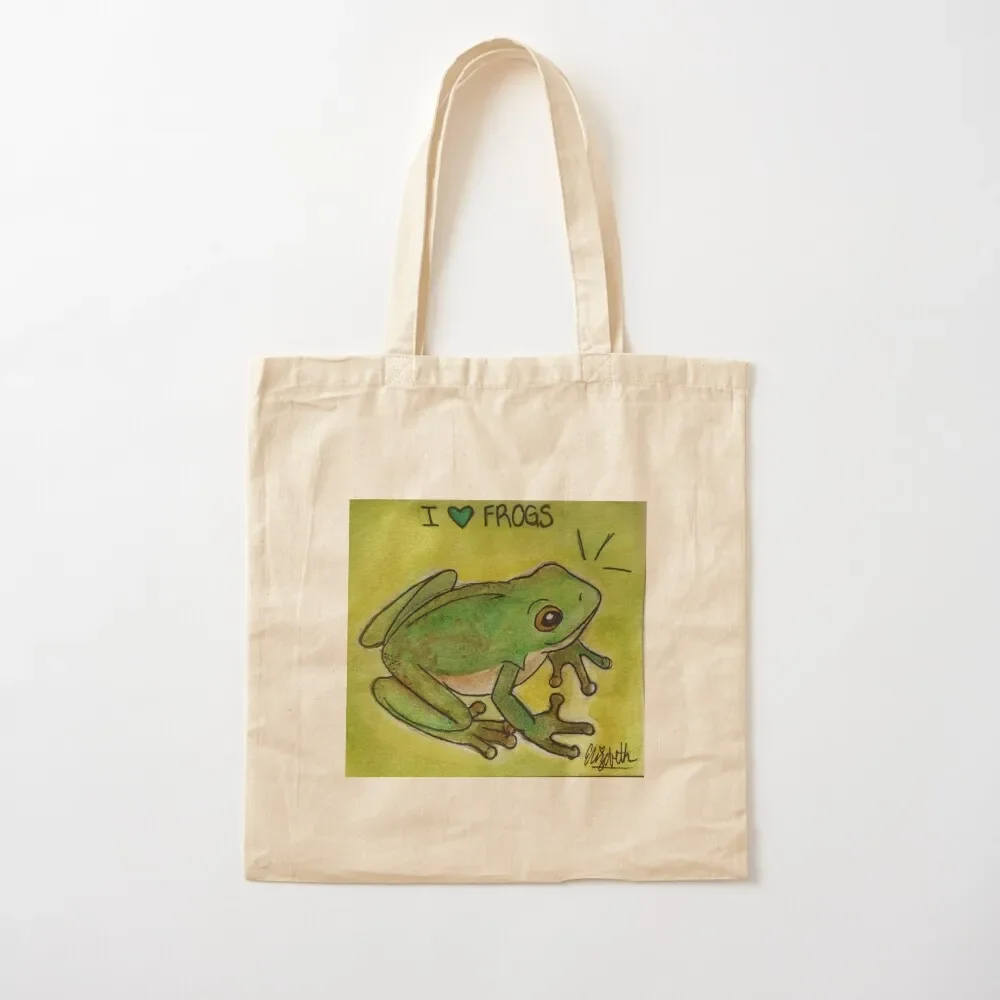 

Frog sticker Tote Bag reusable shopping bags Women's shopping bag Tote Bag