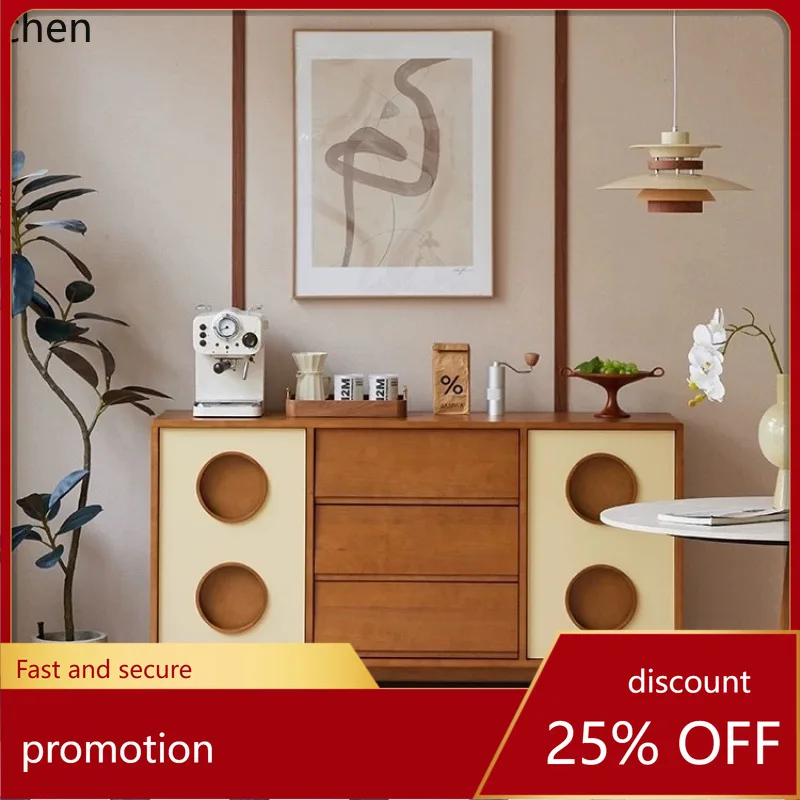 

ZML Solid Wood Combination TV Cabinet Storage Cabinet Integrated Living Room Home TV