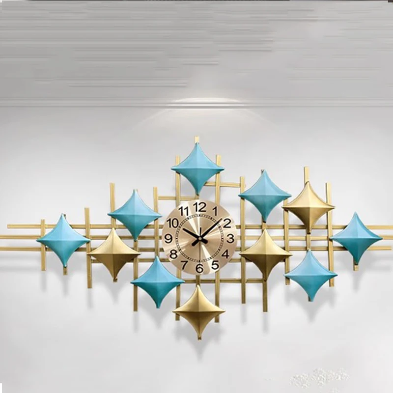 Modern Large Wall Clocks Luxury Living Room Restaurant Nordic Wall Watch Silent Minimalist Horloge Murale Home Decoration