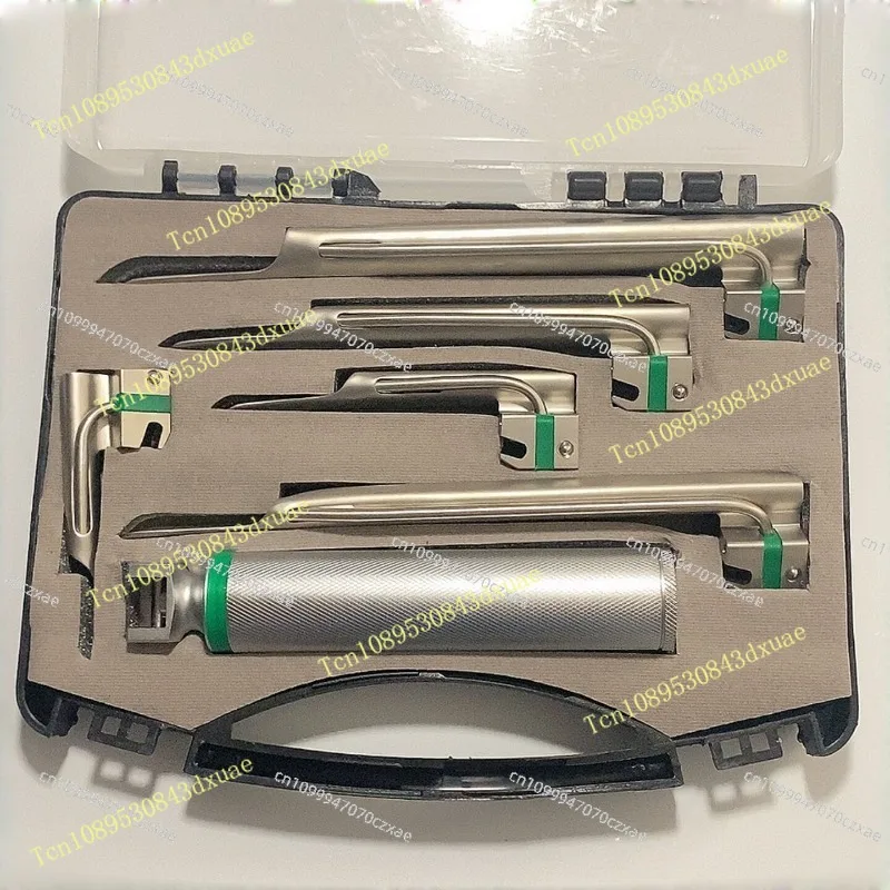 LED Laryngoscope for Pet Animals, Right Opening of Intubation Laryngoscope, Right Opening of Fiber Optic Laryngoscope