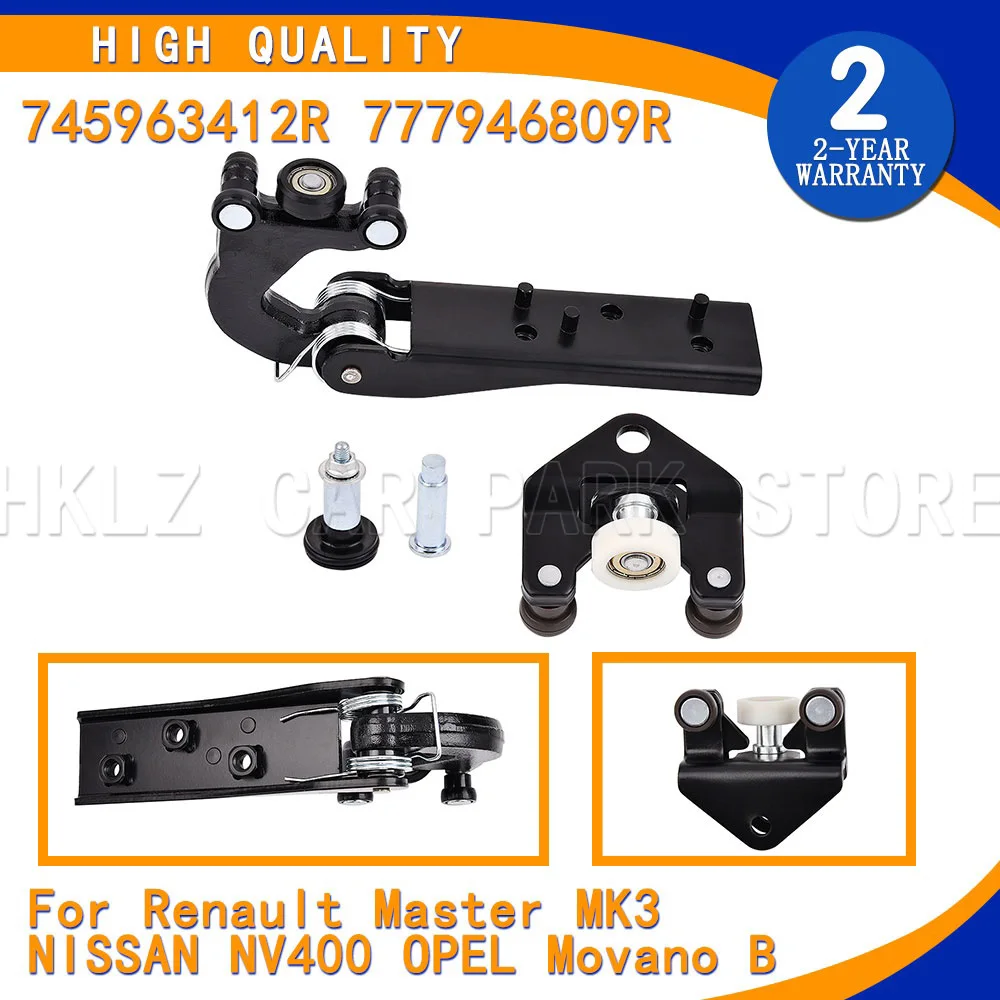 1 Set Sliding Door Roller Guide Hinge Right Side For Renault Master MK3 NISSAN NV400 OPEL Movano B OEM:745963412R 777946809R