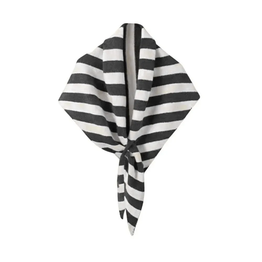 

Удобная шерстяная женская шаль, большая теплая вязаная шаль, мягкий полосатый шарф с принтом, повседневная одежда