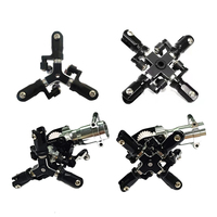 Tarot Metal 3 4 blade Tail Rotor Set for Trex 450 Helicopter 450 Class Helicopter EC135 Bell 206 Align 450 Pro DFC 450L 480 Heli