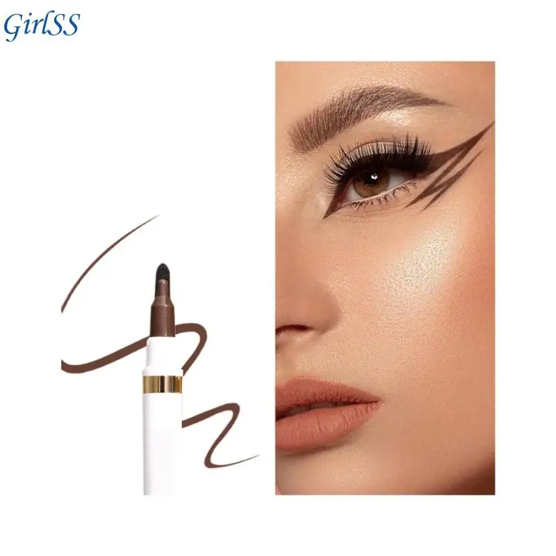 Płynne eyelinery do noszenia na cały dzień Wodoodporne, szybkoschnące, odporne na rozmazywanie, z cienką końcówką T4MB