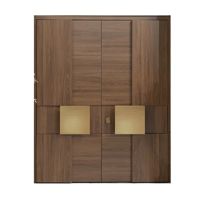 Customized villa door home double door wooden door rural self-built house hotel shopping mall meeting room Thai oak