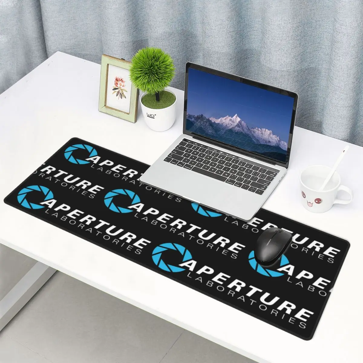 Large Mouse Pad Aperture Science Laboratories - Portal Gamer PC Laptop Mats Keyboard Carpet Computer Gaming Desk Mat