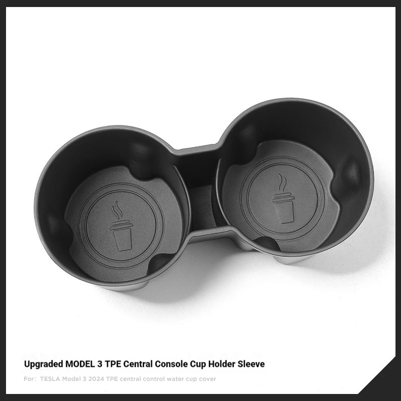 Suitable for Tesla refreshed Model 3/Y/X/S central control cup car protective cover storage limiter