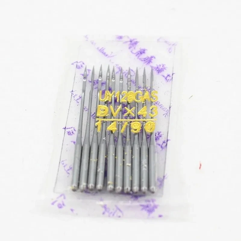 100PCS UY128GAS Fly Tiger Needles For Industrial Coverstitch (Flatlock) Sewing Machine (DVX43) Accessories