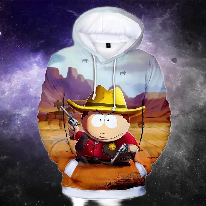 Trendy Unisex Anime S-South Park Cool 3D Printed Winter Hoodies Casual6XL Sweatshirts Long Sleeve Pullover Couple Outfit Y2 MN12