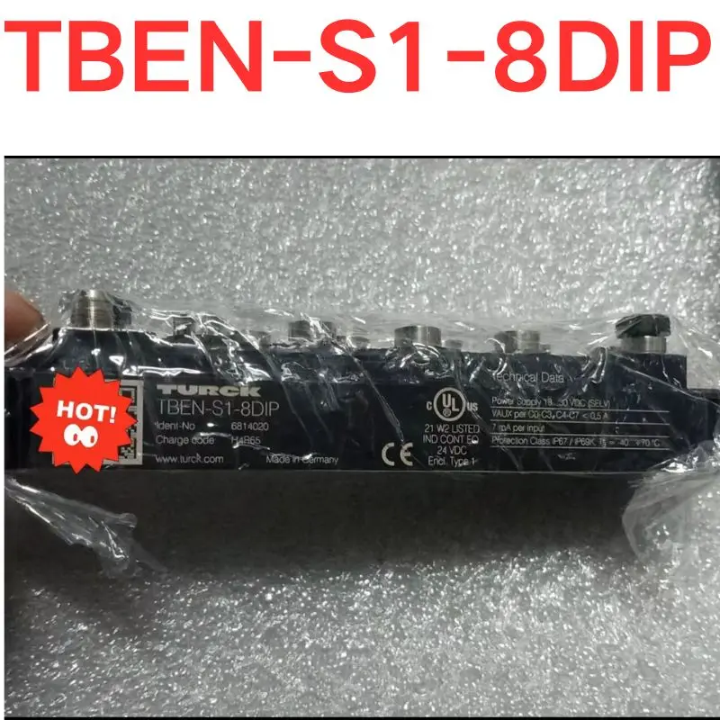 Second-Hand Test OK TBEN-S1-8DIP Bus Module - DIP Architecture for Efficient Communication