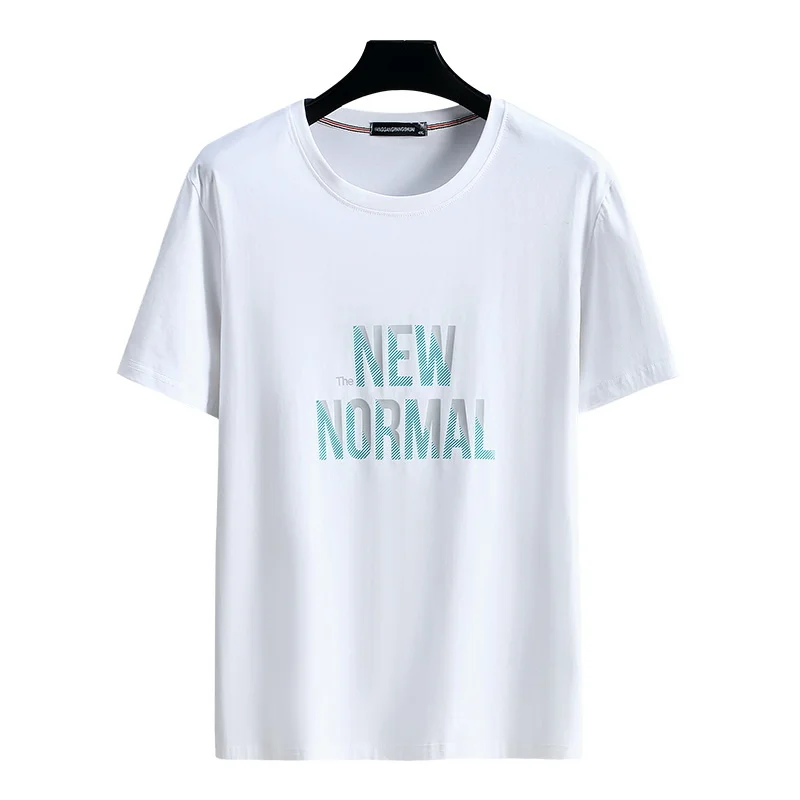 

Summer T shirt for men's Loose Fit Short Sleeve Popular Graphic T-shirt Collection Crewneck 95% Cotton Tee Female camisetas