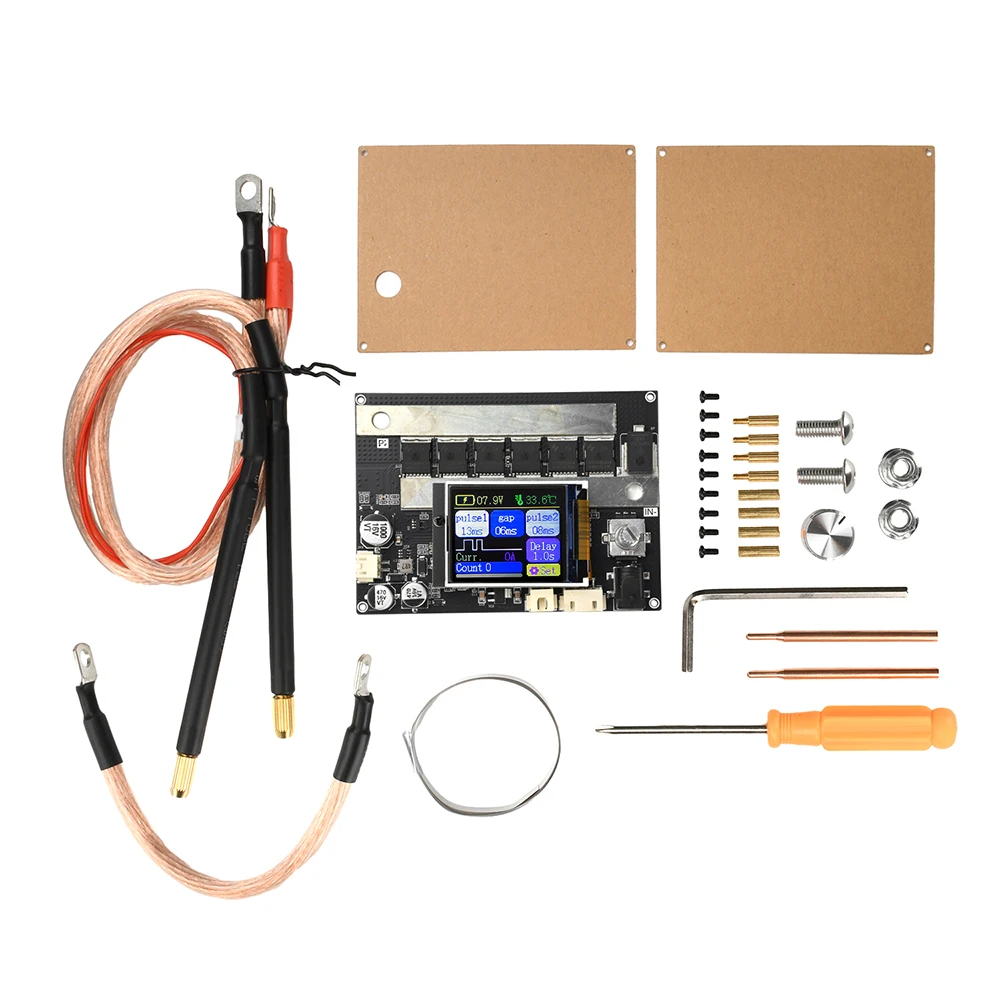 DC 3.6-15V 3000A LCD Color Screen Smart Portable Spot Welder DIY Kit 18650 Battery Nickel Sheet Dual Pulse Spot Welding Machine