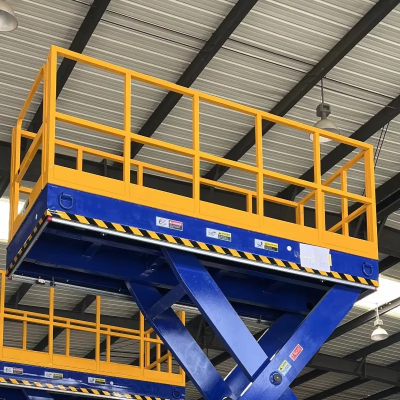 New Hydraulic Premium High-Performance Lift Tables Stationary Scissor Lift Platforms Fixed 5m&6m