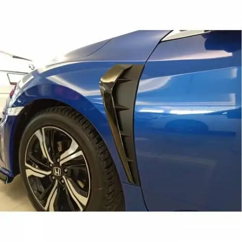 HONDA CİVİC FC5-FK7 SIDE FENDER IZGARASI THICK MODEL PİANO BLACK - 10oto