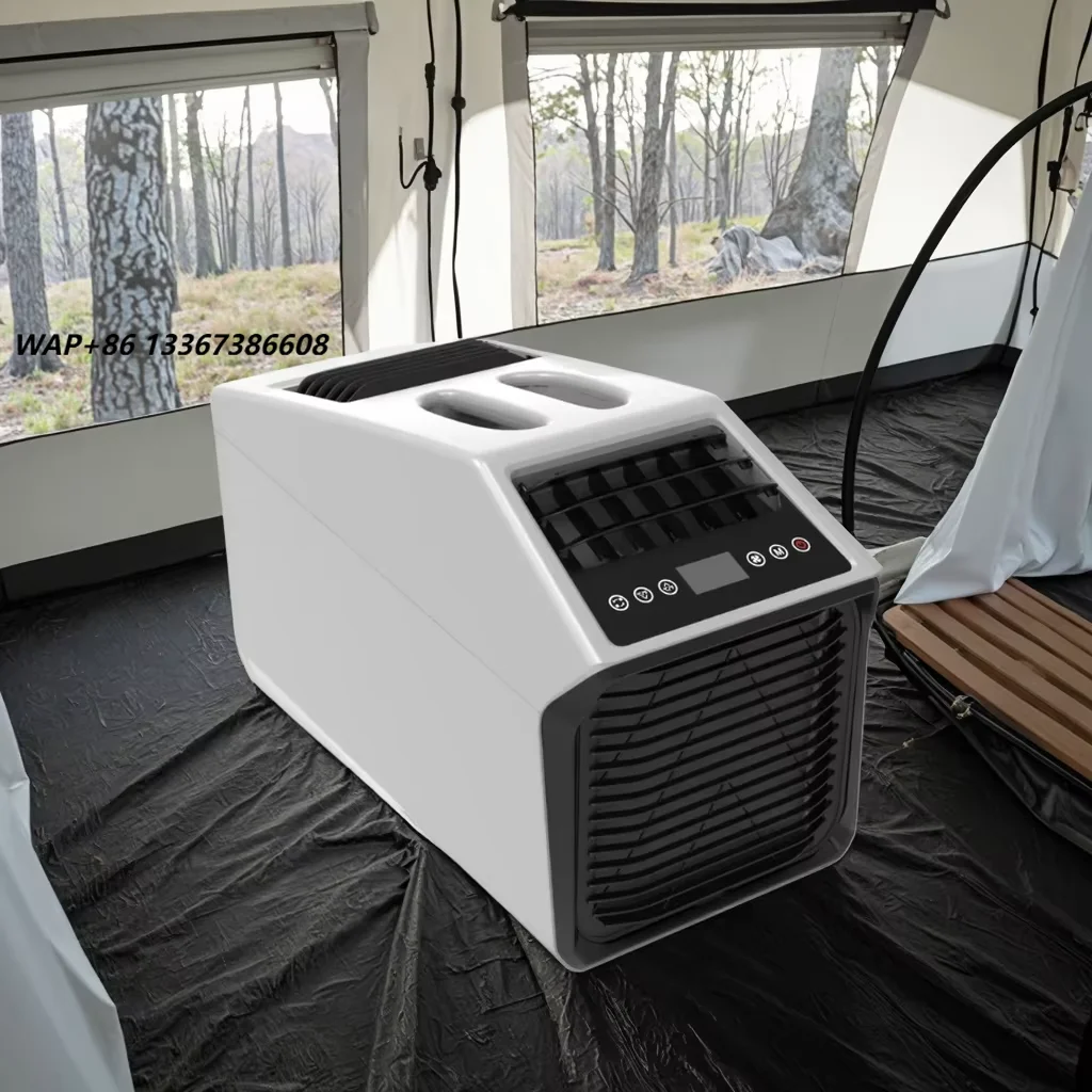 Mini Plastic Electric Air Conditioner 5100BTU Variable Frequency Energy Efficient Mobile for Tents Cars RVs Hotel Use