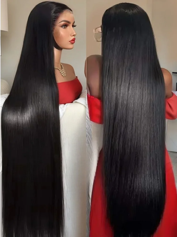 30 بوصة مستقيم الدانتيل الجبهة الباروكات شعر الإنسان HD شفافة الدانتيل الجبهة الباروكات للنساء قبل قطعها 200 الكثافة الباروكات الأمامية الإنسان