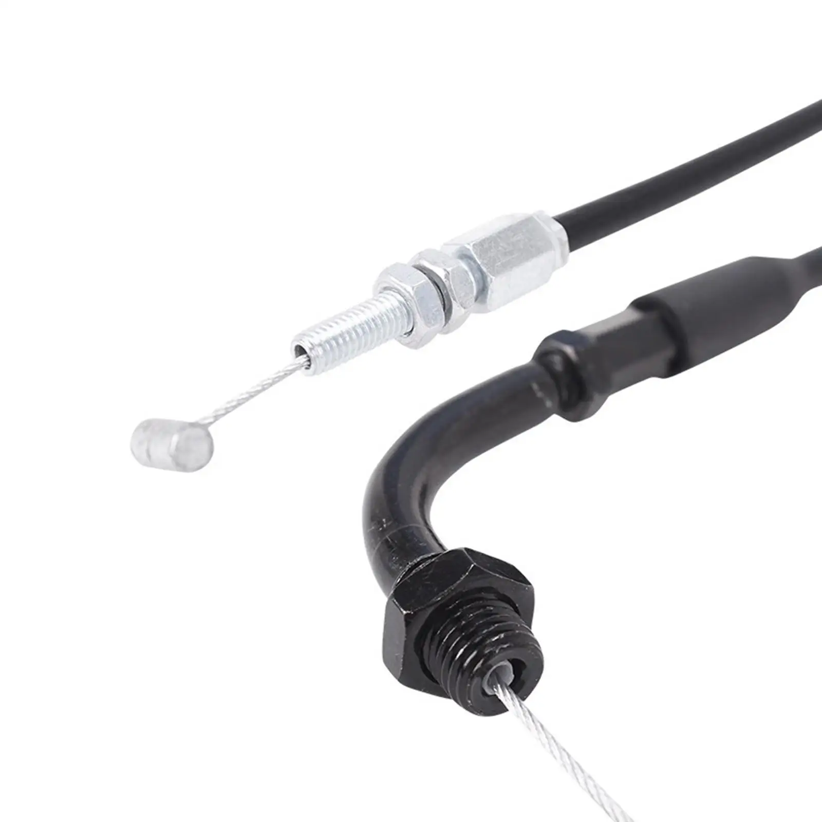 Durable Steel Wire Motorcycle Throttle Cable Upgrade Line Modification Accessory for 200cc Engine Motorcycle and Pit Bike