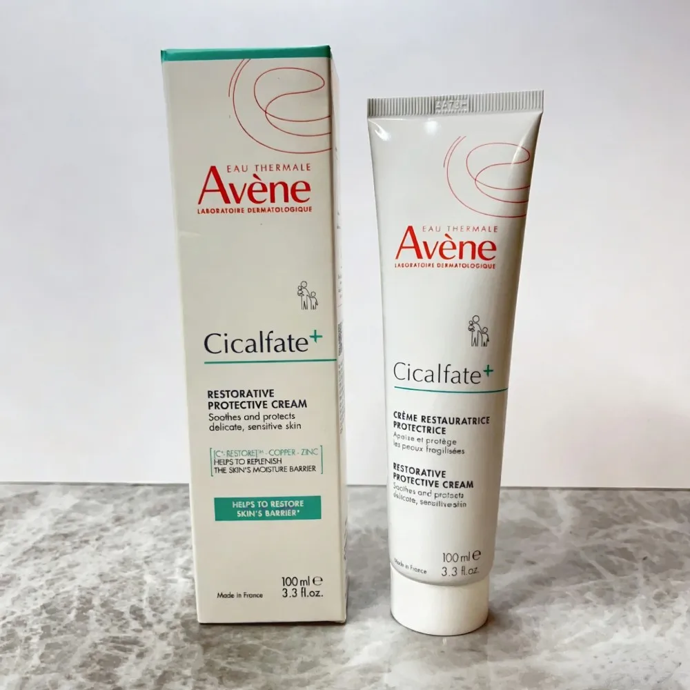 Avene Cuidado de la piel facial: crema protectora reparadora, protector solar SPF50+, gel limpiador limpiador, lip blam, agua termal de manantial