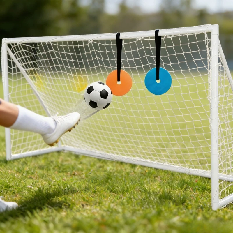 

1PC Soccer Training Hanging Shooting Target Net Football Practice Marker Disc Goal Trainer Sports Training Equipment Accessories