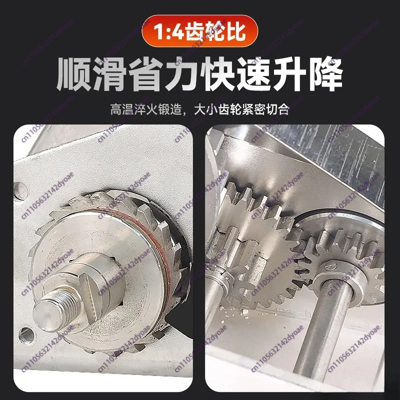 Hand winch 304 stainless steel two-way self-locking small household winch Manual winch Lifting and traction hoist