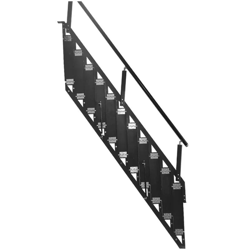 

Side Wall-Mounted Folding Stairs Wall-Mounted Home Attic Ladder