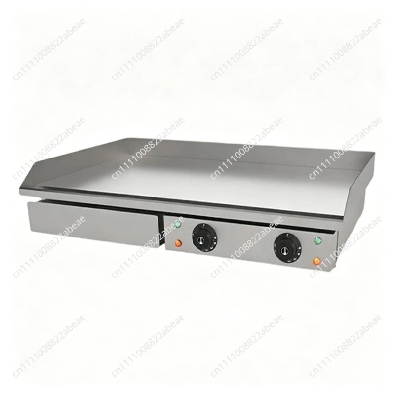 Parrilla Eléctrica Comercial de Gran Capacidad, Equipo para Freír, Plancha Teppanyaki para Asar Carne/Pescado/Pollo