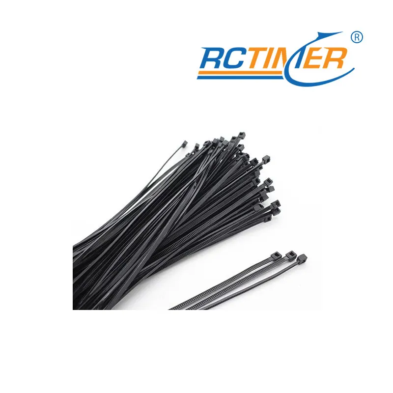 Cremallera de anillo de fijación de nailon de plástico con amarre de cable de nailon autoblocante 3x100 4x150 4x200 4x250mm