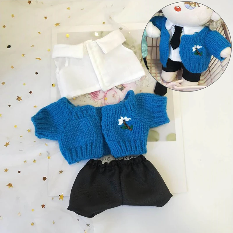 韓国の人形服,20cm,人形の服,セーター,ぬいぐるみアクセサリー