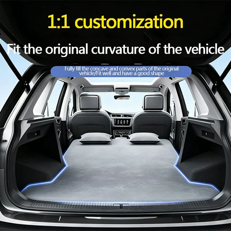 Suitable for Volkswagen Tharu car inflatable mattress, camping sleeping air cushion bed, car trunk travel bed