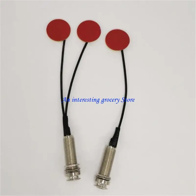 652D Kalimba Pickup Piezo Piezo Piecer 6.35mm End Pin Jacks cho ngón tay cái Piano Kalimba