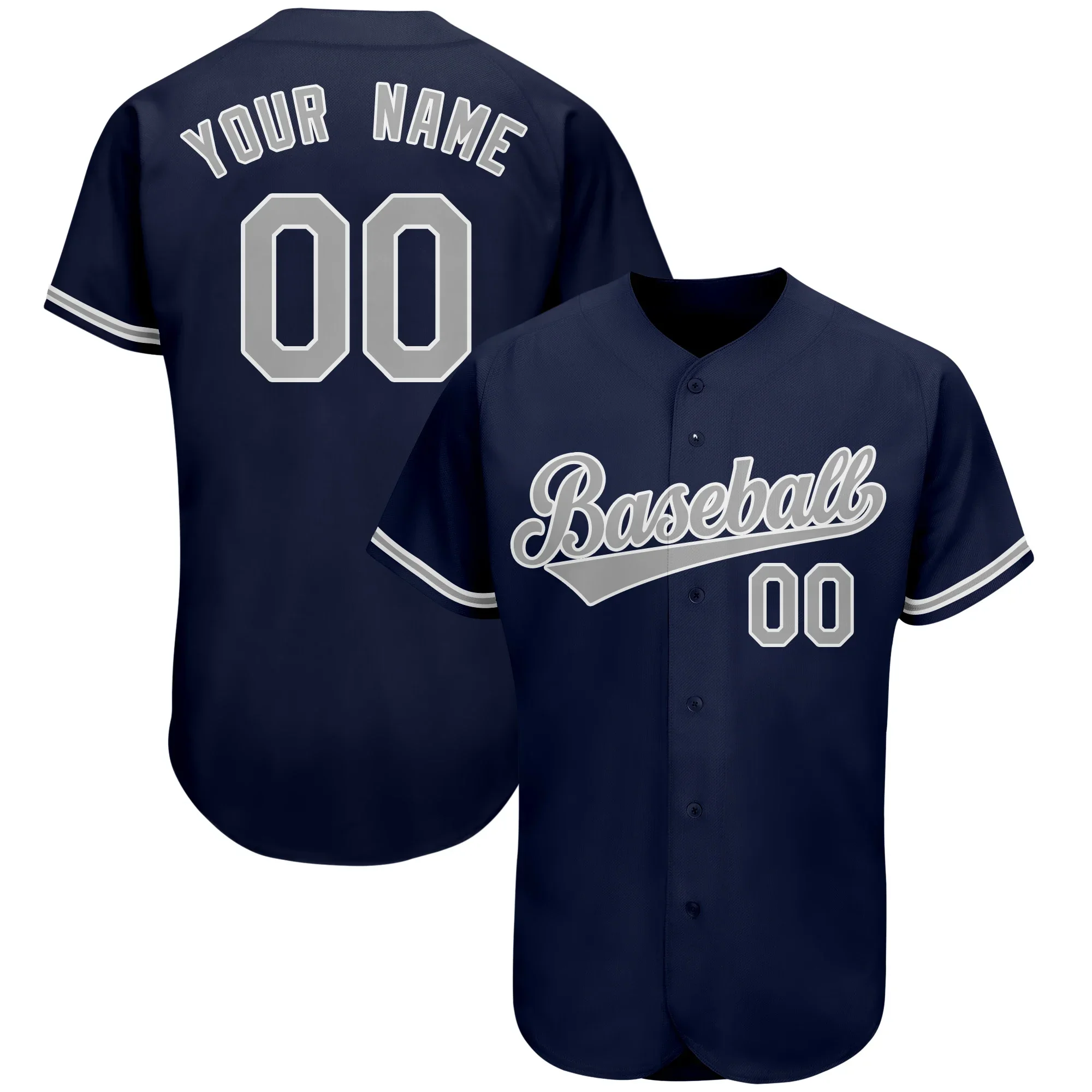 Custom Embroidered Baseball Shirt Baseball Jersey Stitched Team Name Number Sewing Logo Softball Game Sweatshirt for Men/Youth