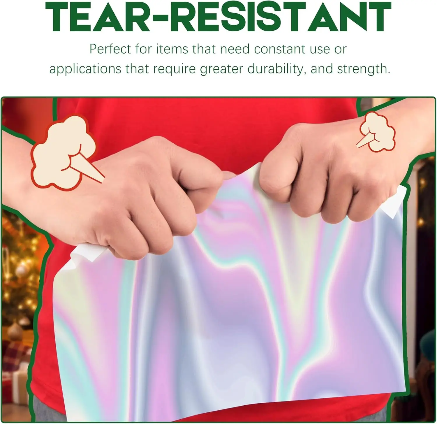 40 ورقة مقاس A4 (8.3 × 11.7 بوصة) ورق لاصق ثلاثي الأبعاد للطابعة النافثة للحبر، ورق لاصق فينيل ذاتي اللصق مقاوم للماء