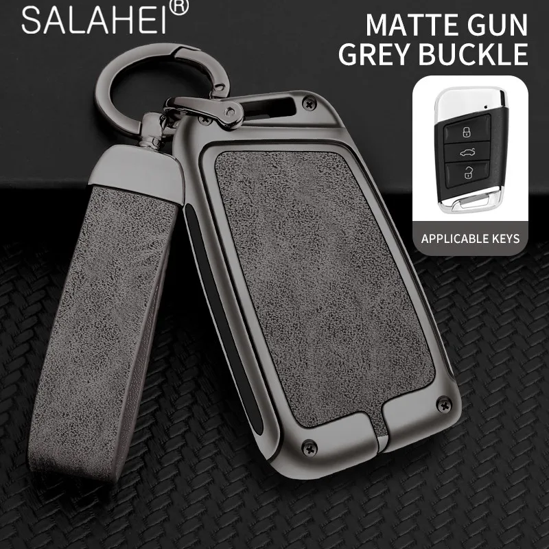 

Zinc Alloy Car Key Cover Case Holder Shell Protection Fob For Volkswagen VW Magotan Passat B8 Keychain Auto Interior Accessories