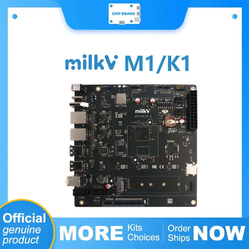 Milk-V Jupiter, Spacemit M1/K1 Octa-core RVA22 RVV1.0 RISC-V SoC, 2TOPS Mini-ITX