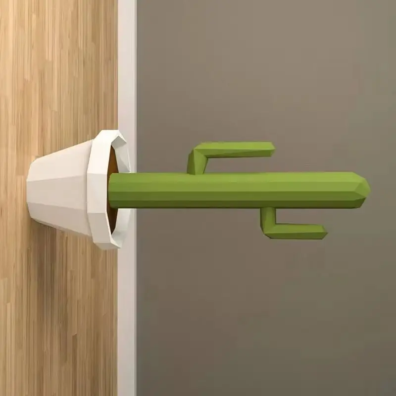 

75cm Large Cactus Bonsai Plant Model Kit Papercraft 3D Paper Model Home Decor Floor Ornament Hand Made Creative Educational Toys