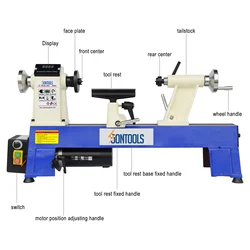 variable speed wood lathe ,cast iron ,wood chucks and turnings