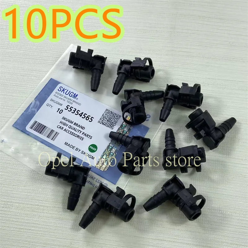 10PCS Throttle Valve Thermostat Body Heater Pipe Hose Connector 55354565 For Chevrolet Cruze Epica Sonic Opel Astra